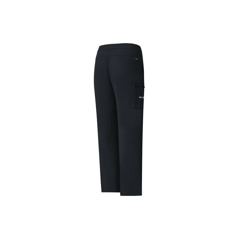 FILA x BBC EARTH Casual Pants Women's Pitch Black-2