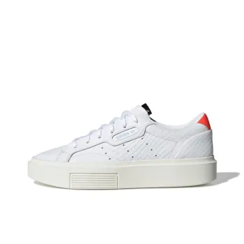 Adidas Originals Sleek Super White Croc Solar Red Women's