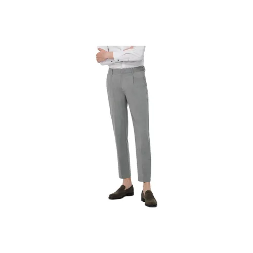 JODOLL Casual Pants Men Gray