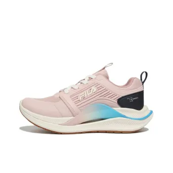 FILA RHYTHM Nre S7 Anti Slip Wear Resistant Low Top Sports Casual Shoes Unisex Pink Korean Style