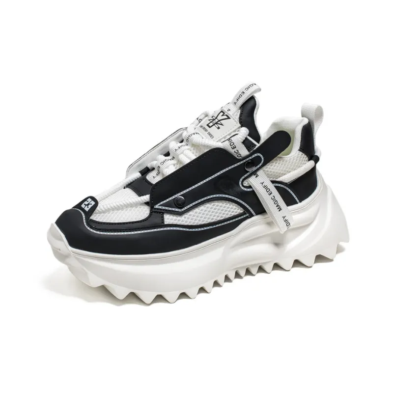URBAN AUTHENTIC Slip Resistant, Abrasion Resistant, Breathable Low Top Chunky Sneakers Men's-16