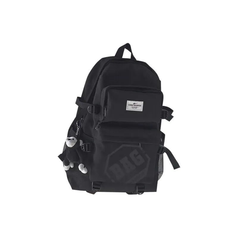 Warrior Nylon Laptop Backpack Regular Unisex Black/White-20