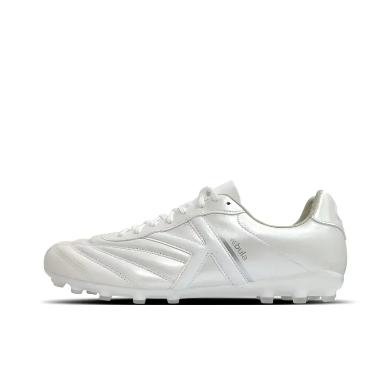 KELME MG Rubber Short Studs Slip-Resistant Soccer Shoes Unisex White Black-0