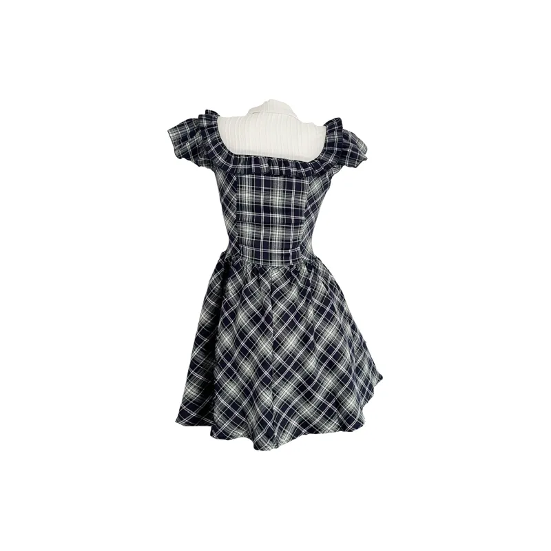 Nooidea Official Short Sleeved Dress Women's Dark Blue-1