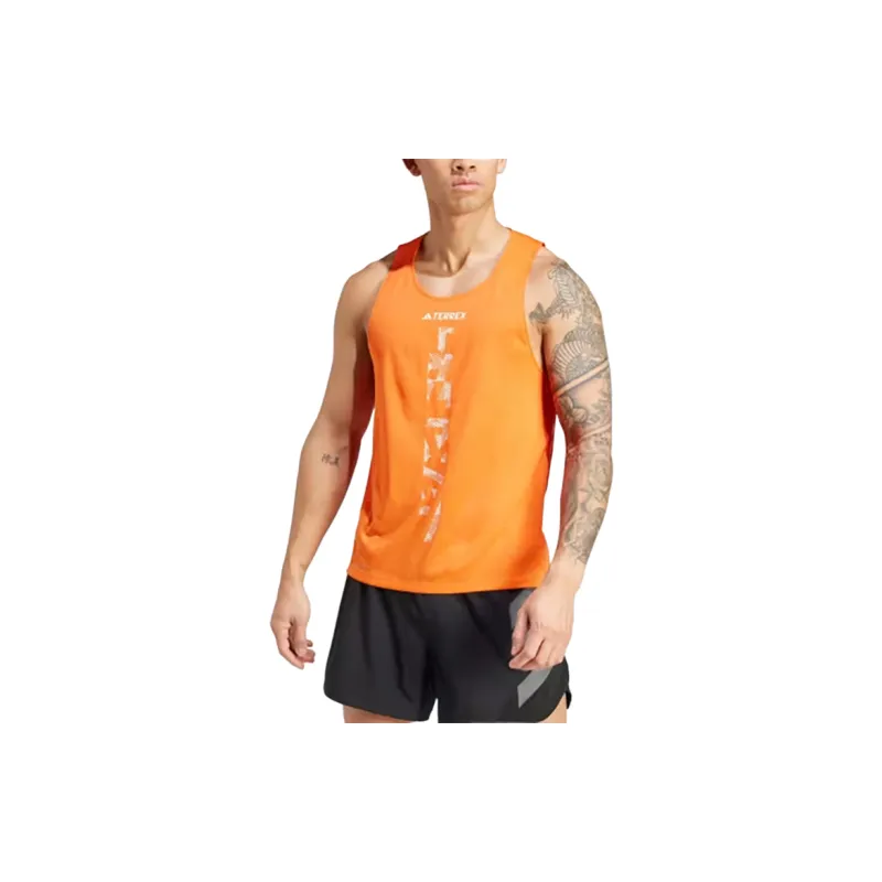 Adidas Tank Tops Men's Semi-Impact Orange-1