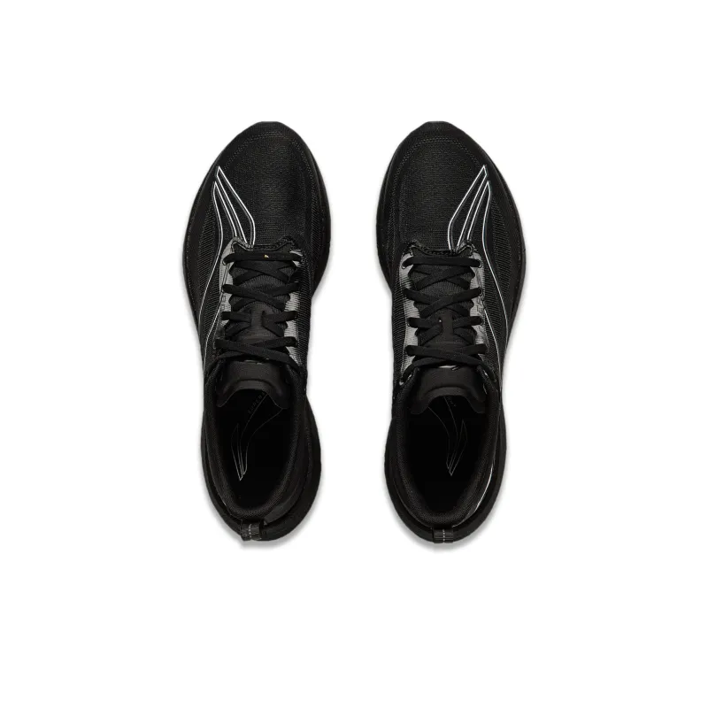 LiNing Super Light 21 Anti-Slip And Wear-Resistant Breathable Low-Top Running Shoes Men's Black-3