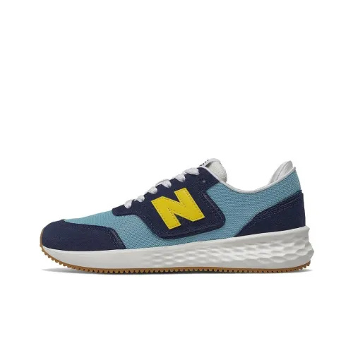 NB New Balance Fast Pitch Molded Running Shoes Women's Low-Top Blue/Yellow