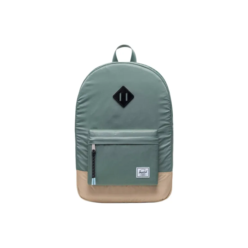 Herschel Recycled Nylon Travel Bag Laptop Bag Backpack Unisex Bay Leaf Garland With Irish Cream Color-0