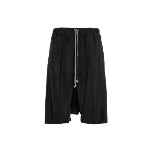 RICK OWENS Casual Shorts Men Black