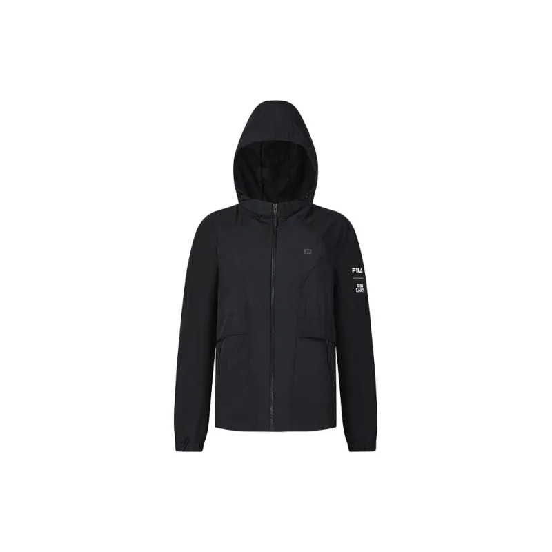 FILA x BBC EARTH Jacket Women's Pitch Black-2