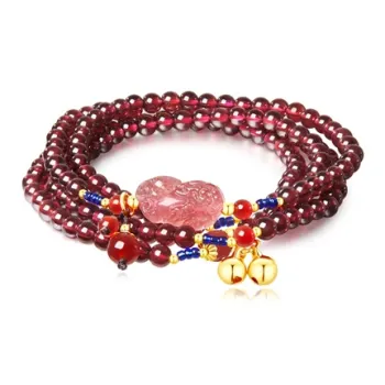 MOONS FAME Garnet Bracelets Women's
