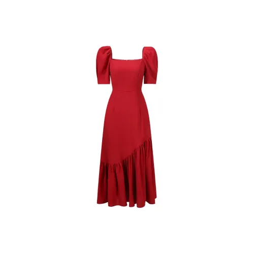 CHICHY CHICHY Short-Sleeved Dresses Women's Burgundy