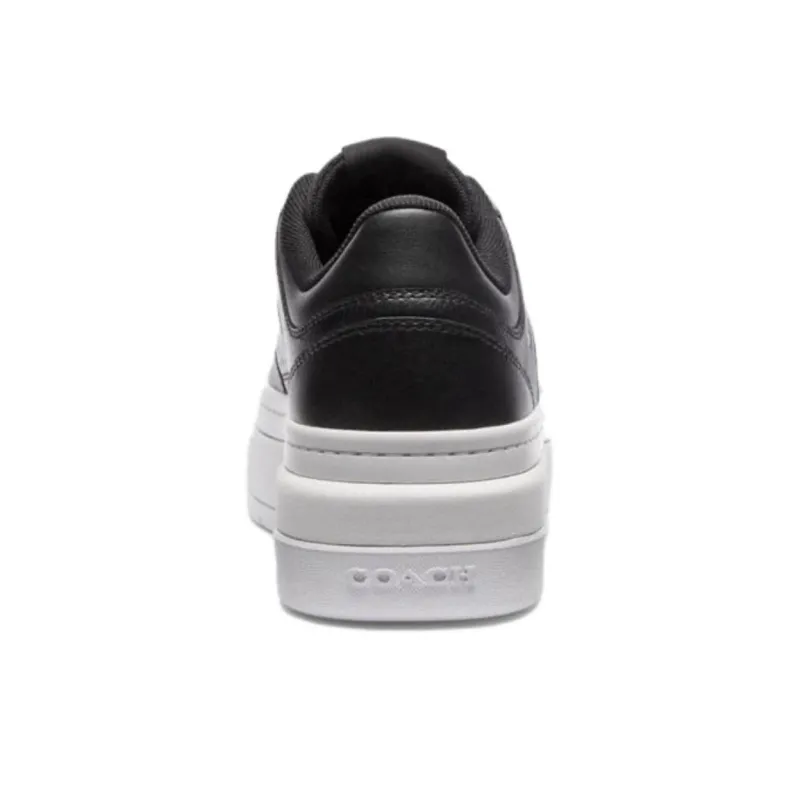 COACH Low Top Skateboard Shoes 7.5cm Women's Black-4