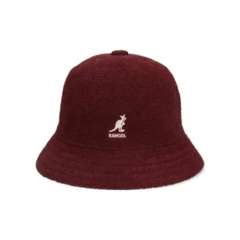 KANGOL Acrylic Bucket Hats Kids' Burgundy