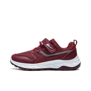Warrior Comfortable Mom Shoes Anti Slip And Wear Resistant Lightweight Low Top Casual Shoes Women's Burgundy