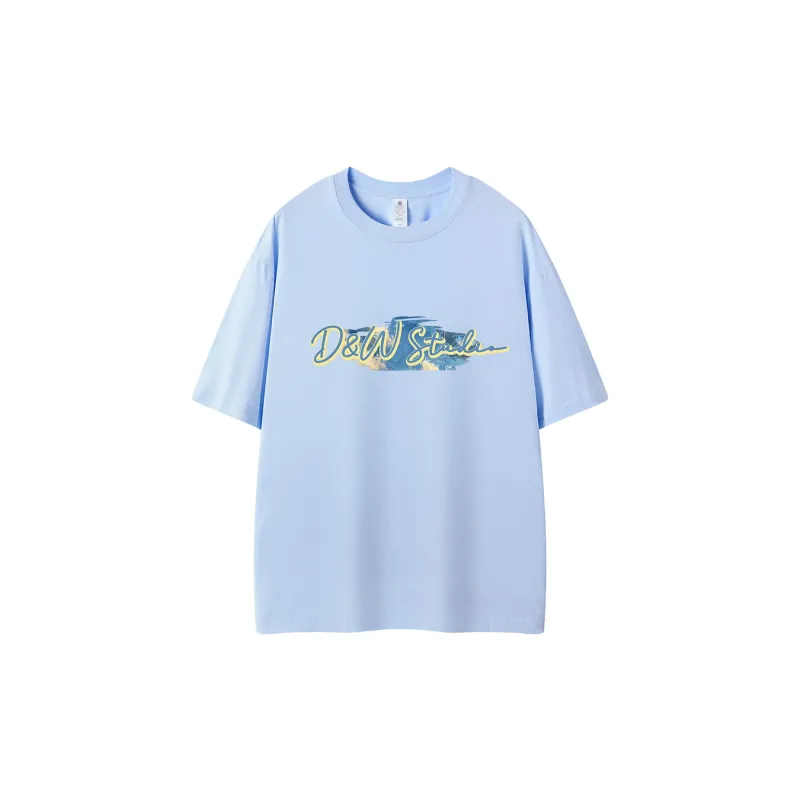 D&W T Shirts Unisex Sky Blue-1