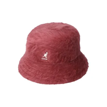 KANGOL Wool Modified Acrylic Nylon Bucket Hats Unisex Red