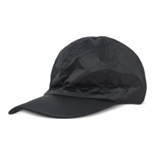 CHANEL Recycled Polyester Baseball Caps Men's Black