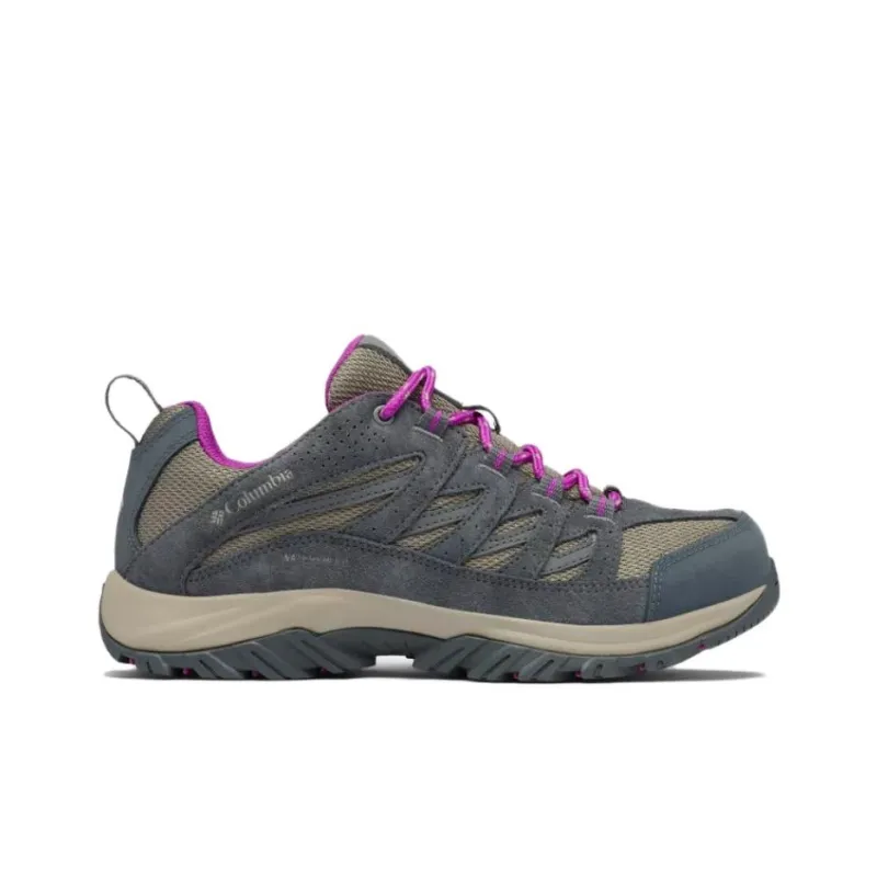 Columbia Crestwood Wear-resistant And Waterproof Low-Top Trekking Shoes Women's Gray-1