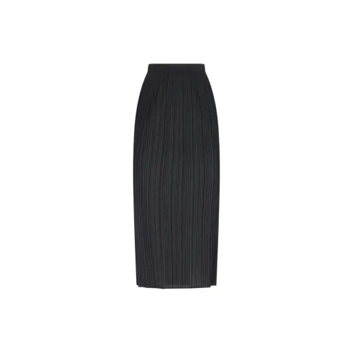 PLEATS PLEASE ISSEY MIYAKE Casual Long Skirts Women's Black