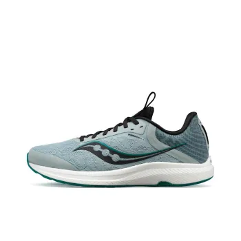 Saucony Cushioning Anti-Slip And Wear-Resistant Low-Top Running Shoes Men's Gray Green