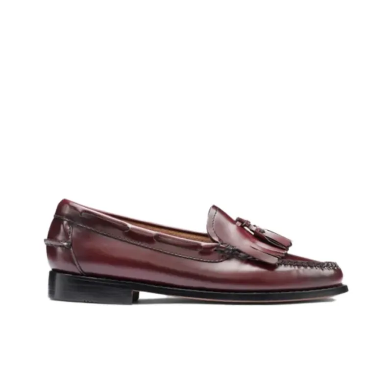 G.H. Bass & Co. Esther Kiltie Loafers Women's Burgundy-1