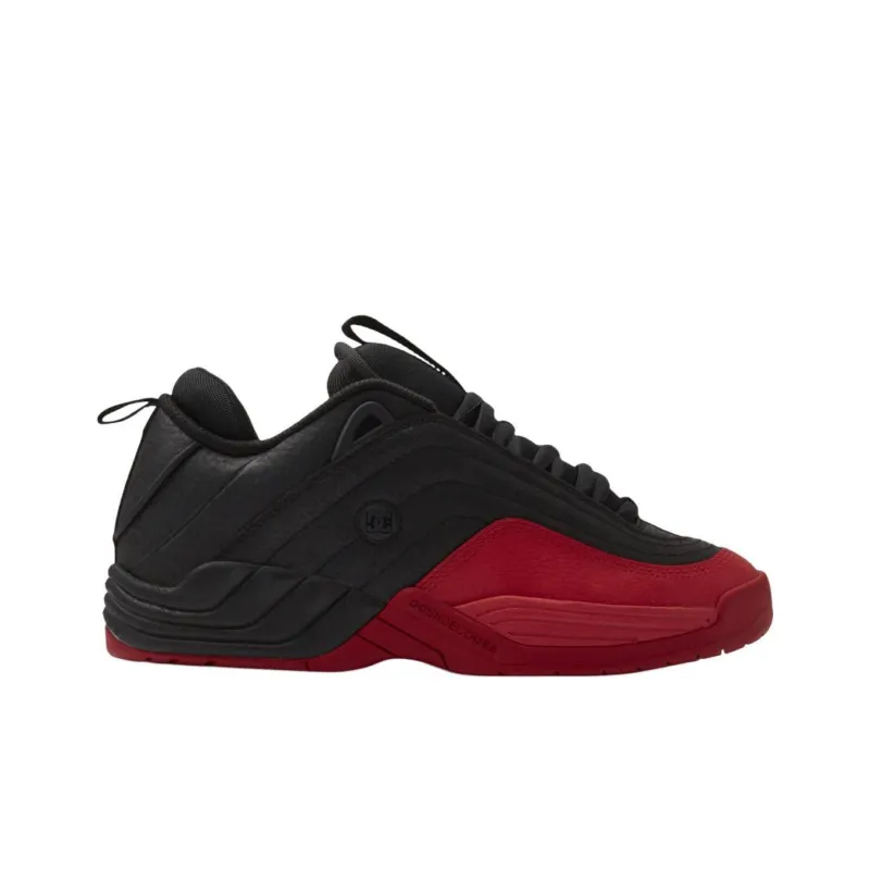 DC Shoes Low Top Casual Shoes Men's Black Red-1