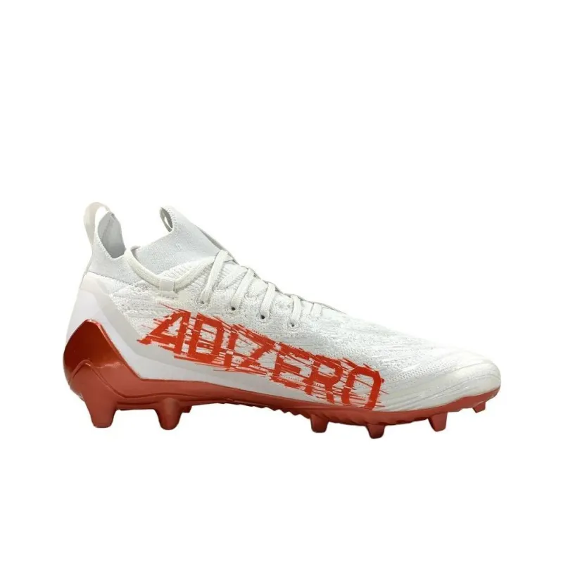 Adidas Adizero Primeknit Cleats 'White Orange'-1