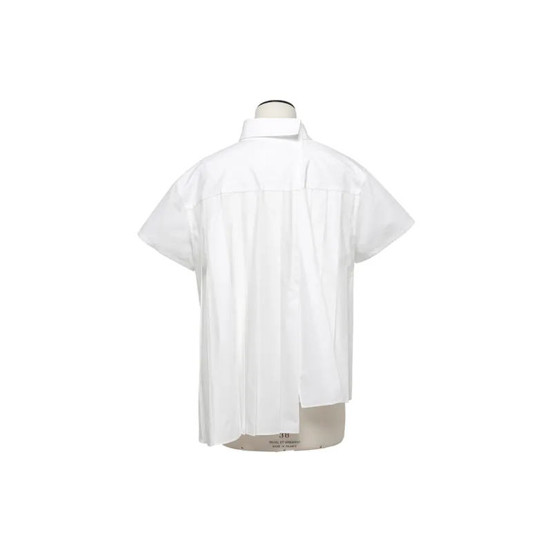 Sacai Asymmetric Short Sleeved Shirt-1
