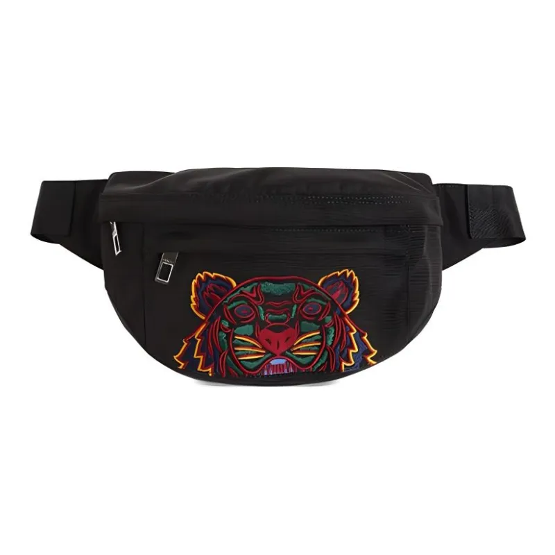 KENZO Polyester Sling Bag Fanny Pack Unisex Black-0