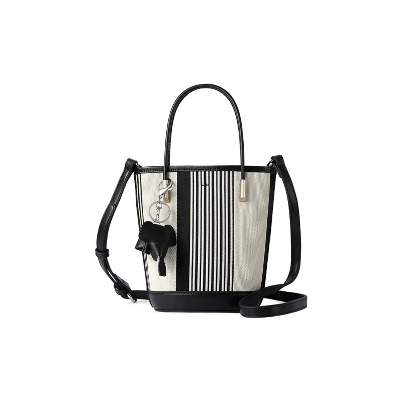 TUCANO Fabric Handbag Medium Size Women's Black-0