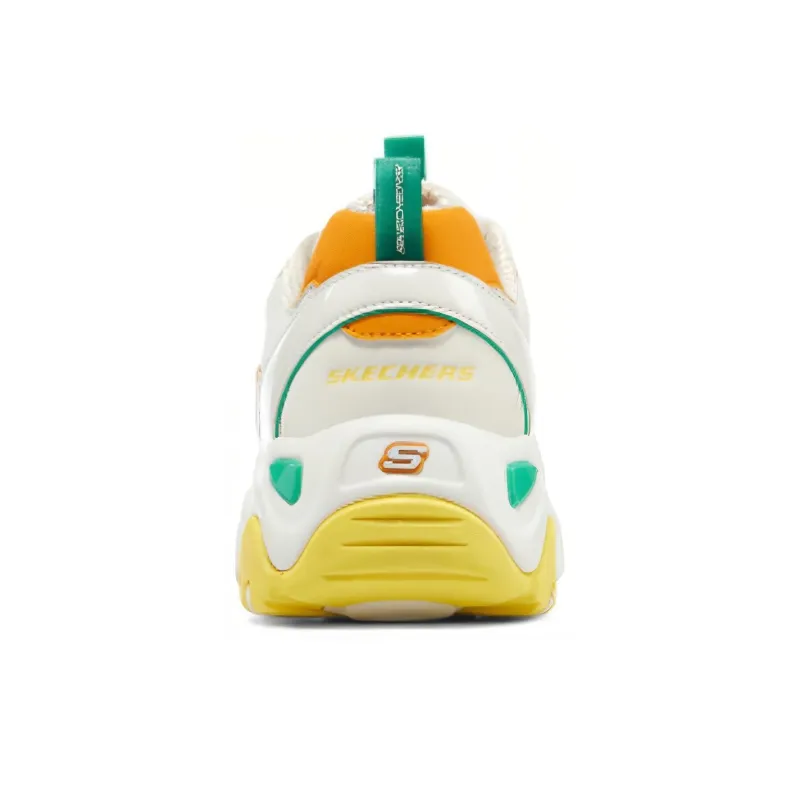 Skechers D'lites 2.0 'White Orange Yellow' Women's-3