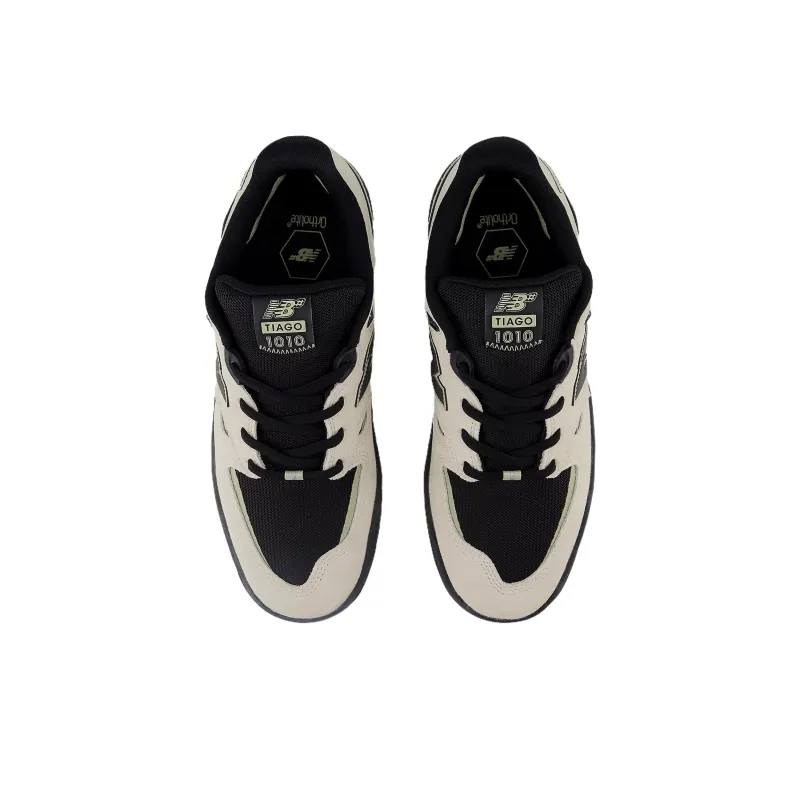 New Balance NB Numeric Tiago Lemos 1010 Anti Slip Wear Resistant Low Top Skateboard Shoes Unisex Gray Black-3