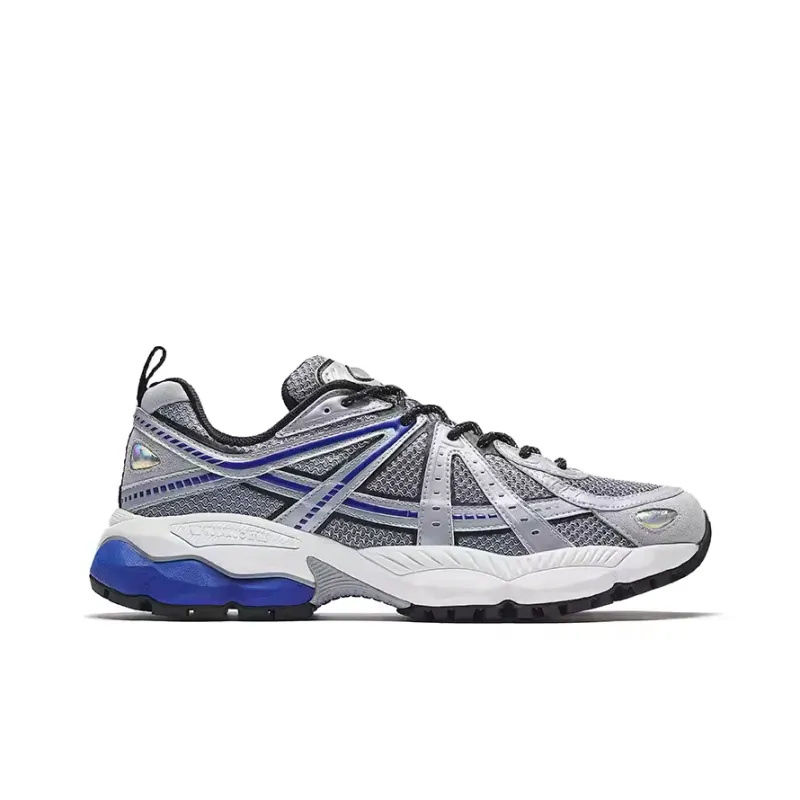 Anta Champion AG G02 Cushioning Wear Resistant Low Top Chunky Sneakers Men's Silver Blue-1