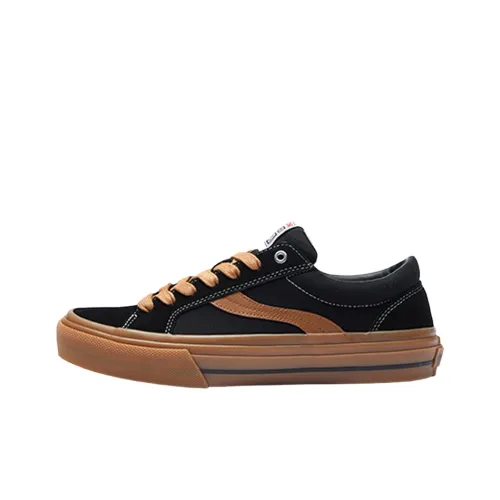 Vision Street Wear Astley Pro Skateboard Shoes Unisex Low-Top Black