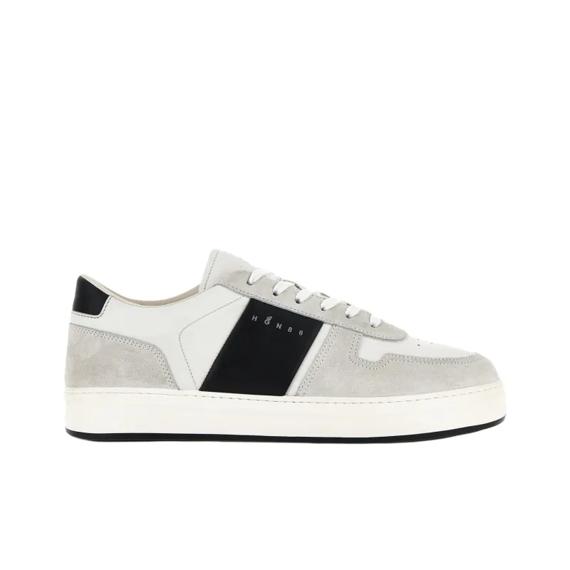 HOGAN H668 Logo Printed Lace Up Sneakers-1