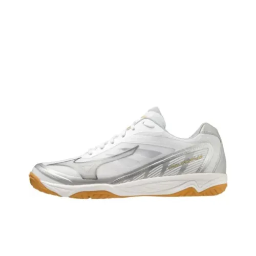Mizuno Fly Cushioning Wear Resistant Low Top Training Shoes Unisex White