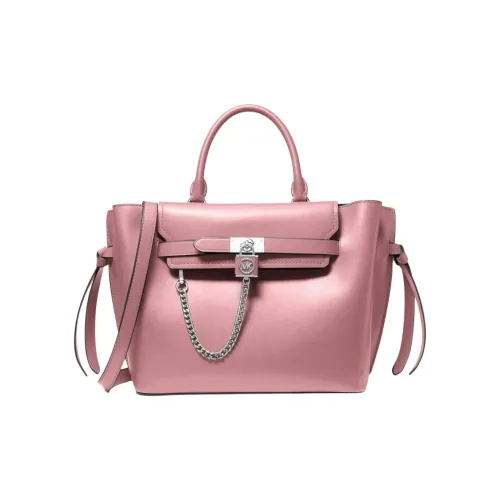 MICHAEL KORS Hamilton Legacy Leather Shoulder Bag, Crossbody Bag, Handbag Women's Dark Pink