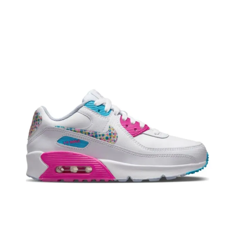 Nike Air Max 90 Leather SE GS 'Bright Colors!'-1