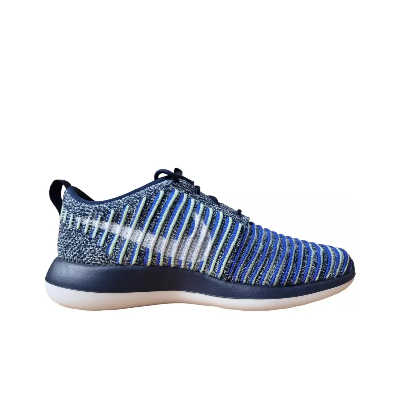 Nike Roshe Two Flyknit Collge Navy White Binary Blue Women's-1