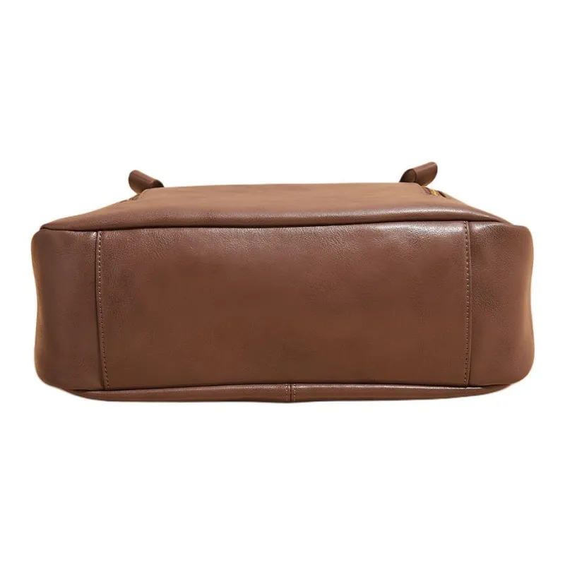 Marino Orlandi Cow Split Leather Bonded Synthetic Leather Shoulder Bag Regular Women's-6