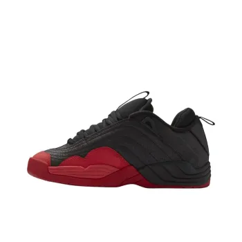 DC Shoes Low Top Casual Shoes Men's Black Red