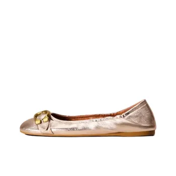 COACH Stanton Casual Single Shoes Women's Gold