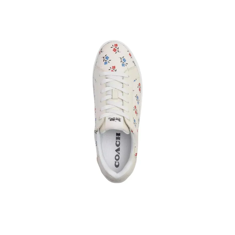 COACH Low Top Skateboard Shoes Women's Beige-3