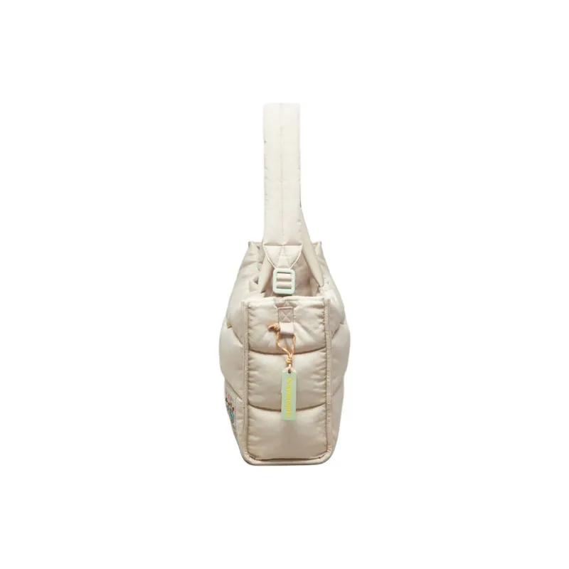 COACH Recycled Polyester Tote Bag, Shopping Bag, Handbag Tubas Unisex Cloud White-2