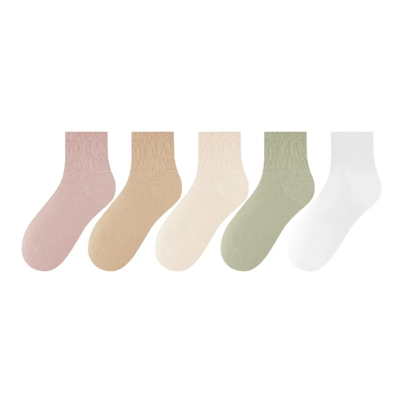 2323 Mid Calf Socks Women's Combo Set-8