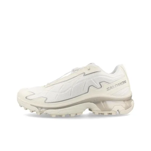 SALOMON XT-Slate Advanced Casual Shoes Unisex Low-Top White Silver