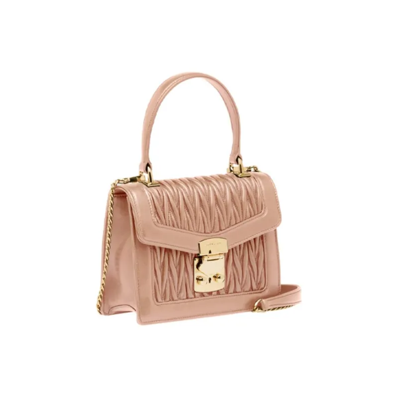 MIU MIU Soft Sheep Leather Handbag Shoulder Bag Crossbody Bag Women's Egg White Stone Color-1
