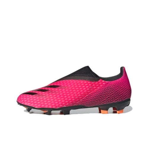 Adidas X Ghosted 3 Laceless FG Shock Pink