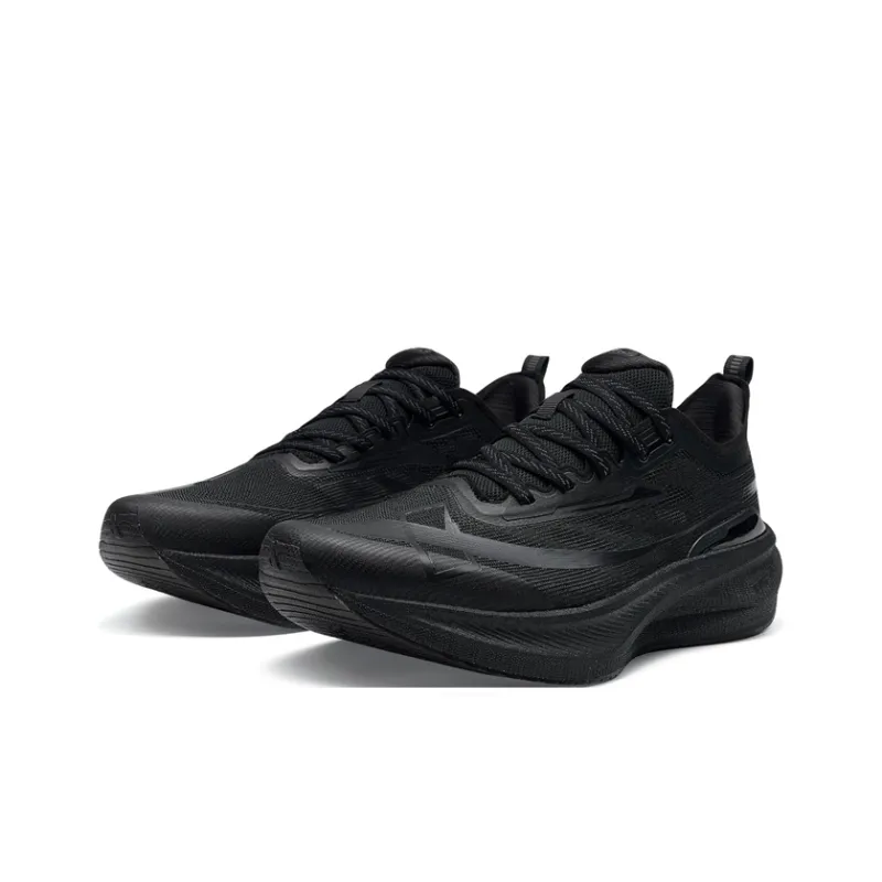 XTEP Two Thousand Kilometers 2.0 Anti Slip Wear Resistant Low Top Running Shoes Women's C Area Black Horse-3